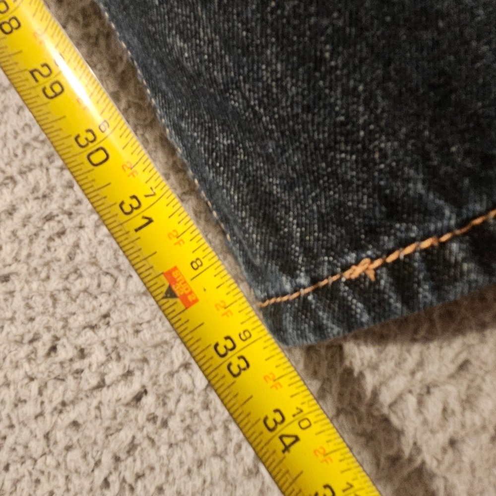 Levi's 527 Boot Cut Dark Wash Western Ranch Cowboy Jeans Mens 36x32 - Picture 8 of 8
